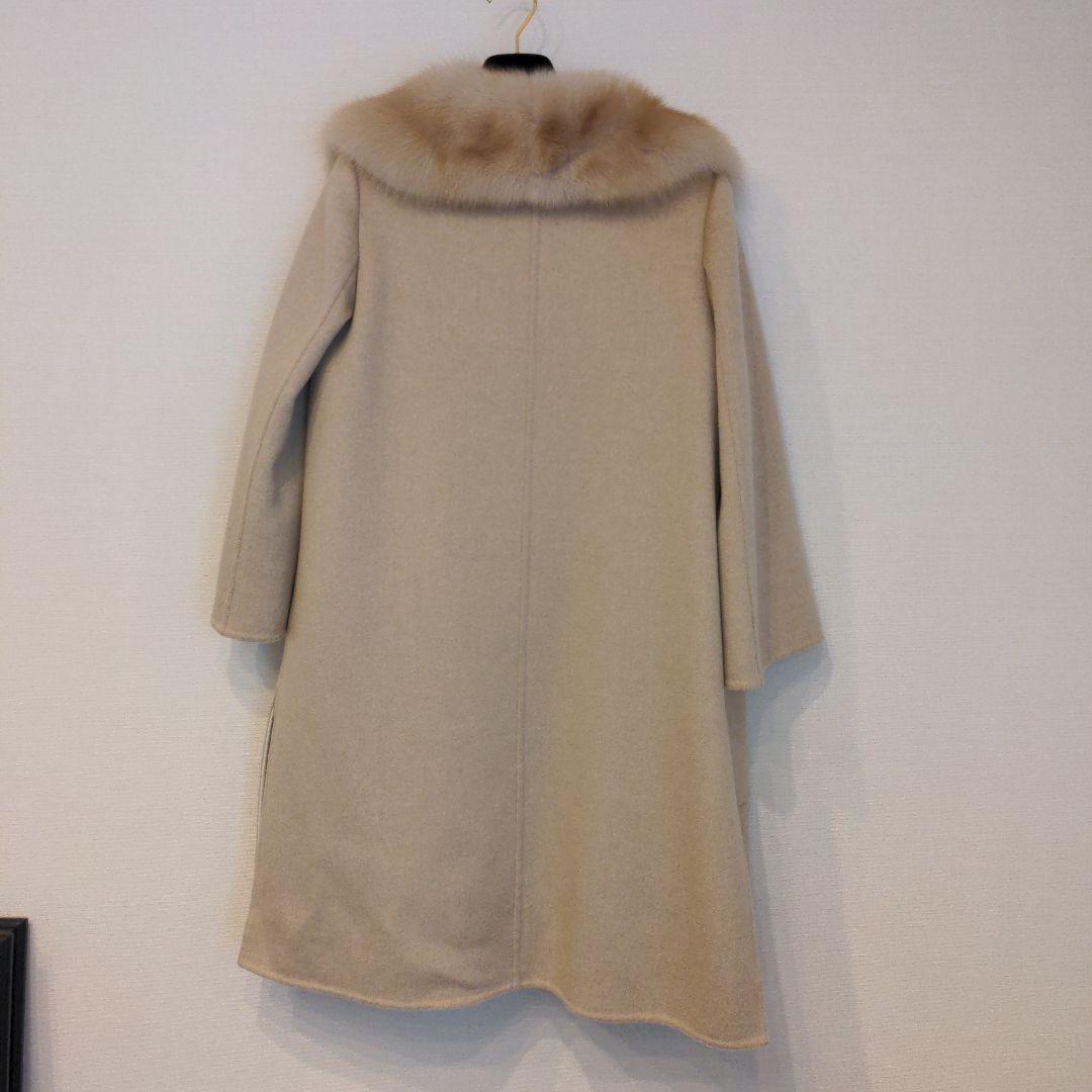 美品　フォクシー　カシミヤコート