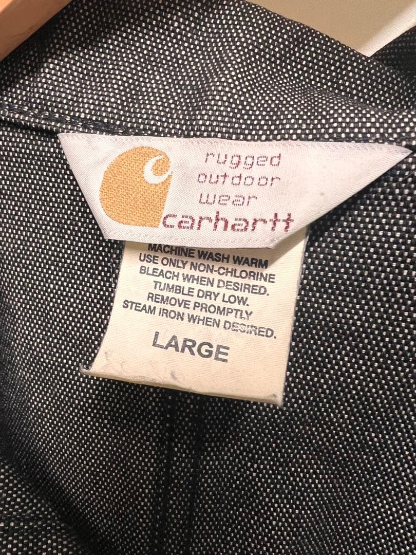 極美品 Carhartt ダークグレー カバーオール