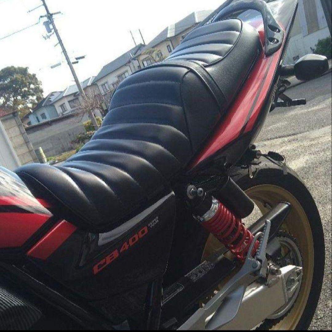 ホンダ　cb400sf　 高級レザータックロールシート　nc39 nc42