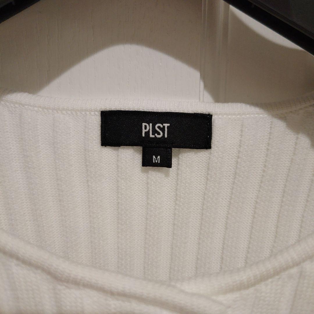 限定お値下げ新品PLST ホールガーメント®ペプラムカーディガン ニット М