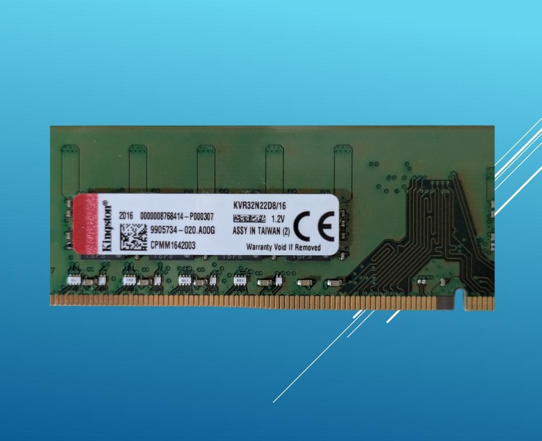 動作確認済みKingston DDR4 32G(16Gx2)/#351