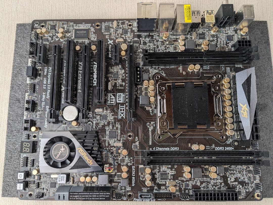 X79 Extreme4, i7-3820, DDR3-1600 8Gセット