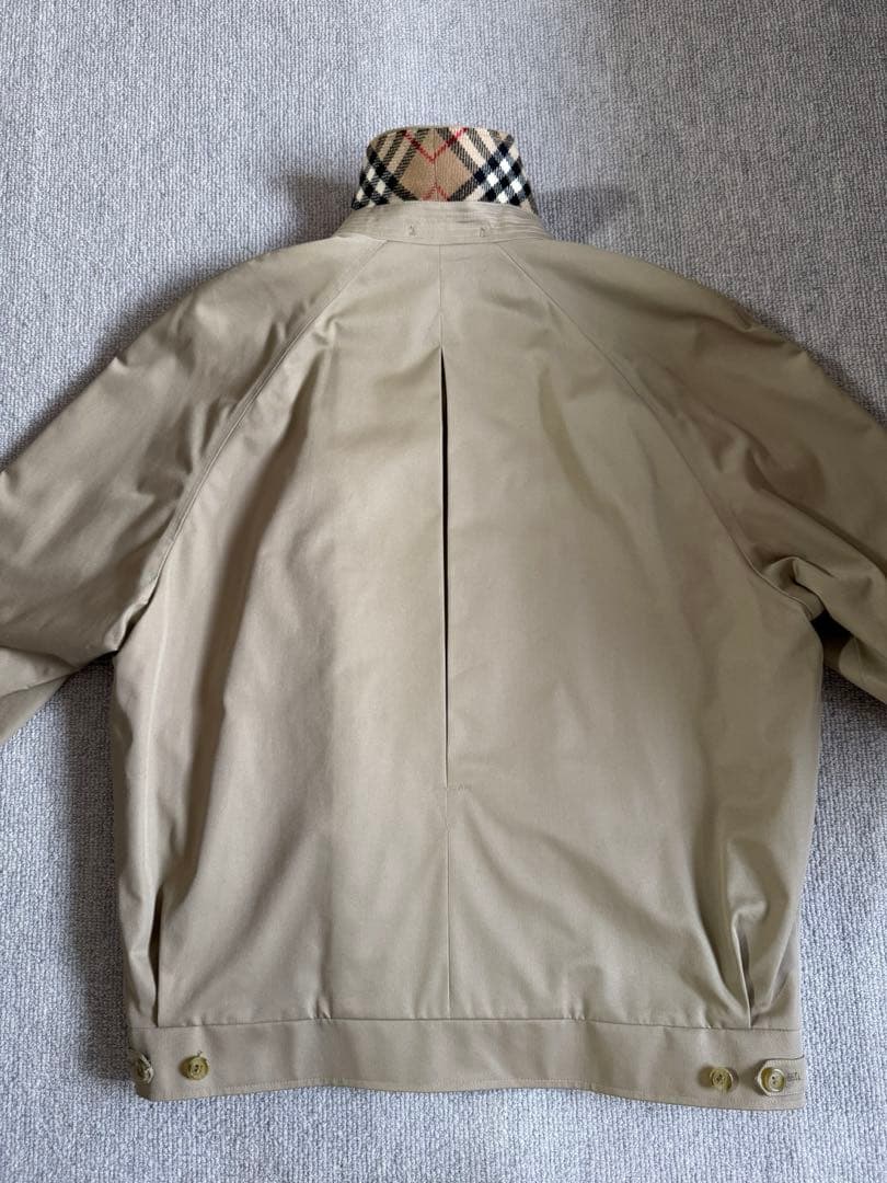 【極美品】英国製 バーバリー ハリントンジャケット