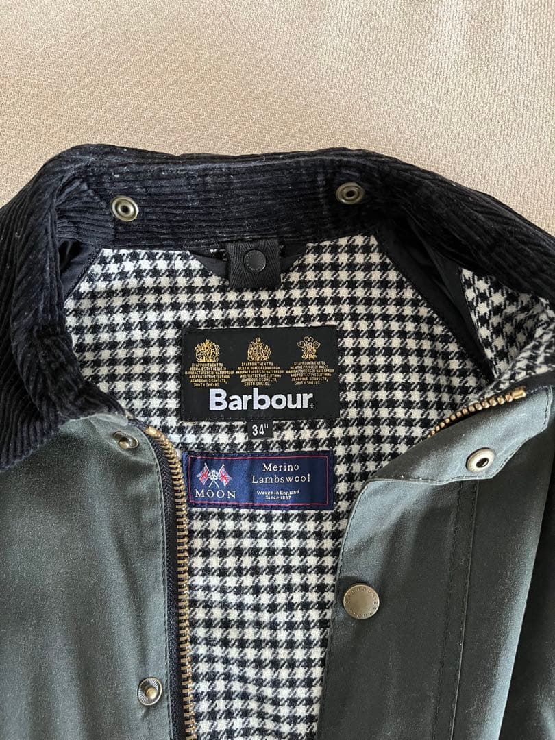 barbour×B&Y別注　クレイジービデイルジャケット 34