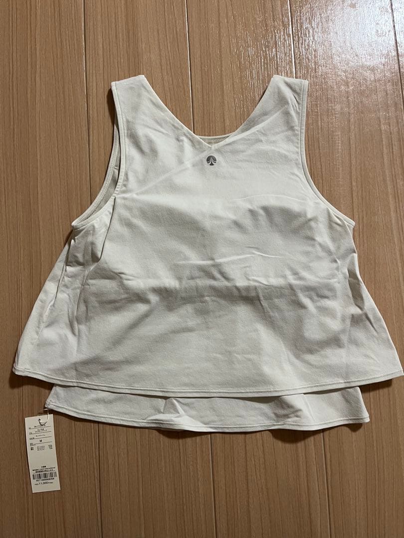 【SUKALA】カップ付きフレアタンクトップ　Mサイズ　サンドベージュ