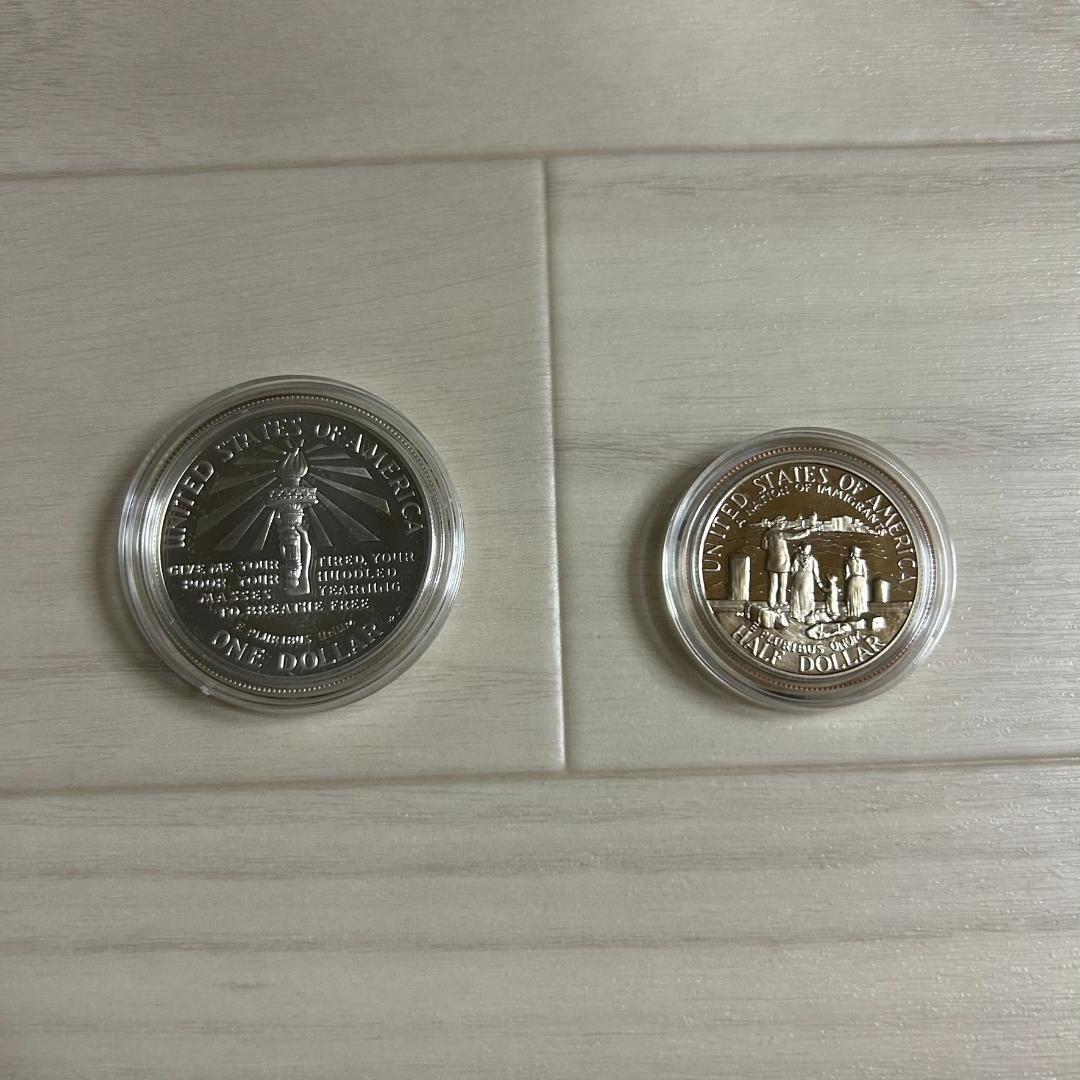アメリカ 1986年 自由の女神 記念銀貨 1ドル リバティセット レトロ