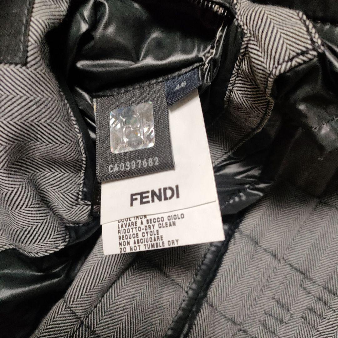 美品✨FENDI ズッカ柄中綿ジャケット　ブルゾン