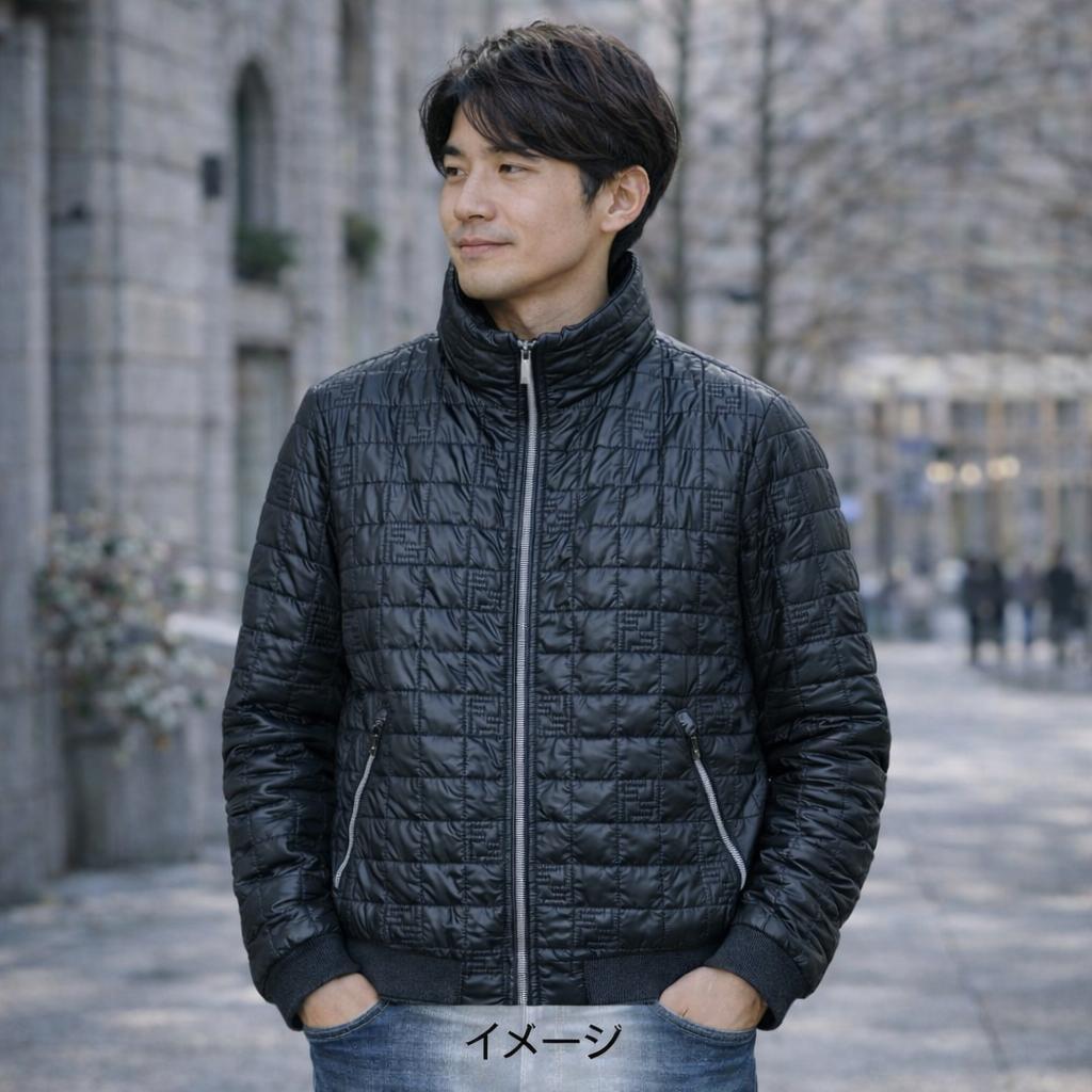美品✨FENDI ズッカ柄中綿ジャケット　ブルゾン