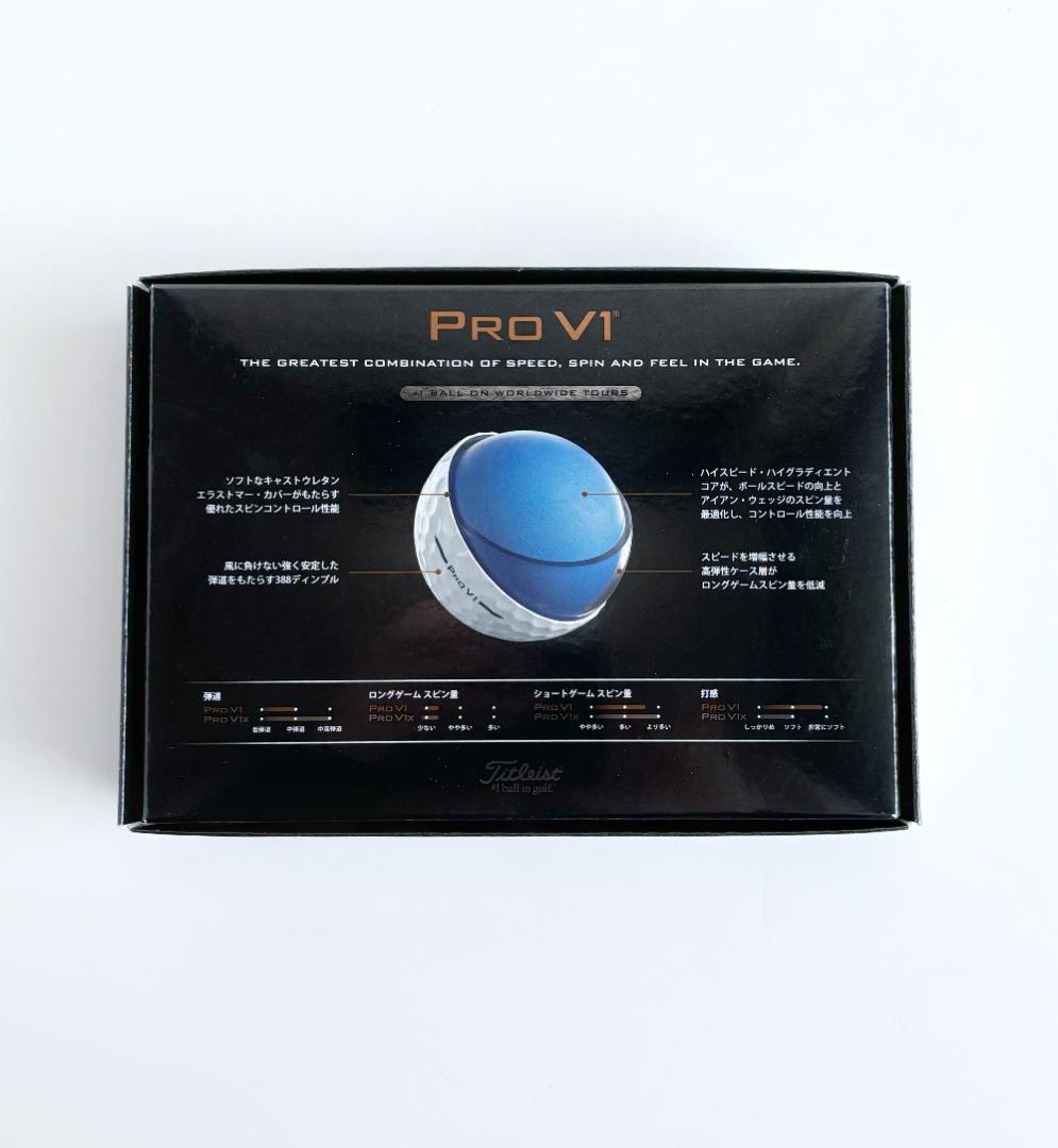 新品 タイトリスト PRO V1 2025年モデル ホワイト 2ダース 24球