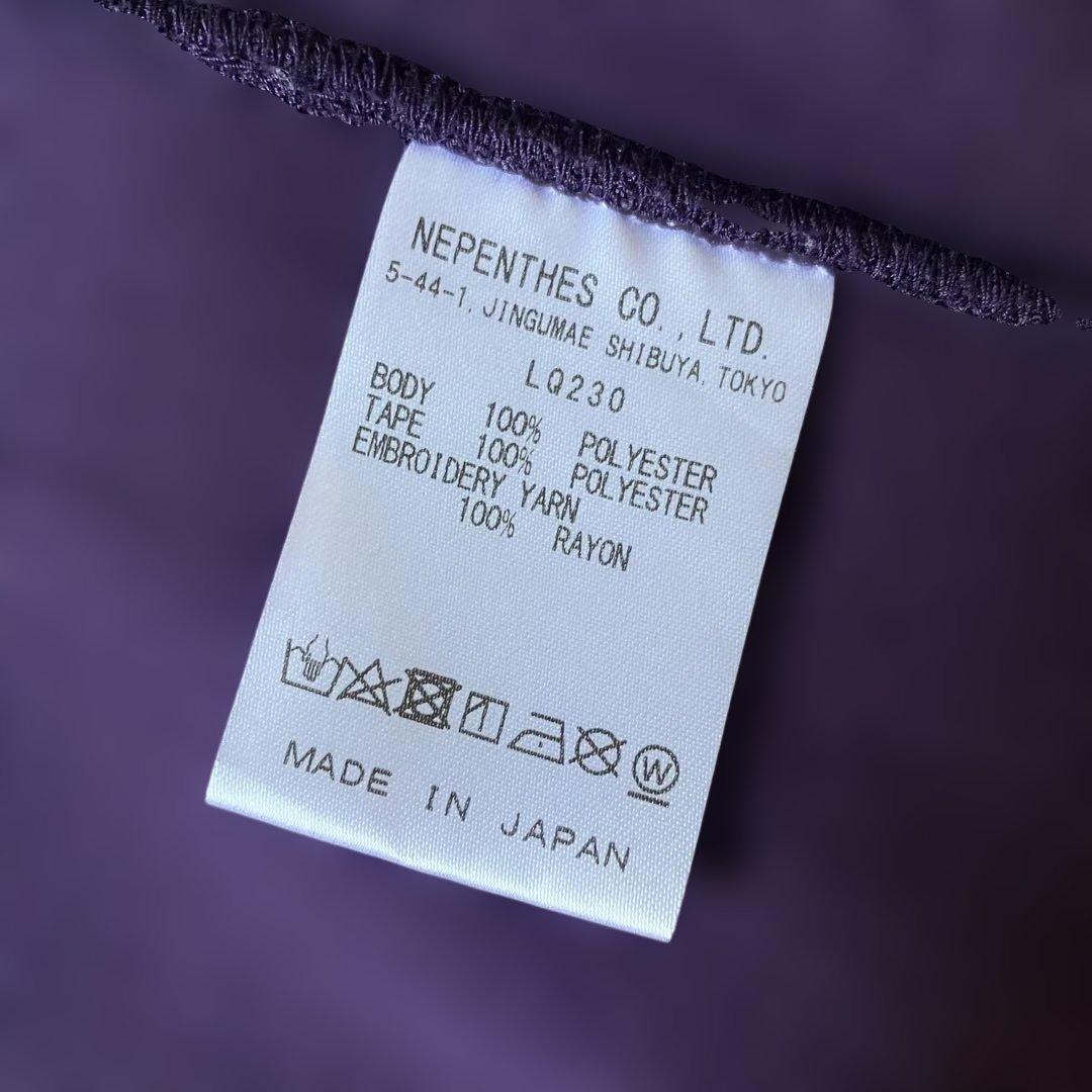 Needles トラックパンツ ナロー パープル/レッド 22AW LQ230