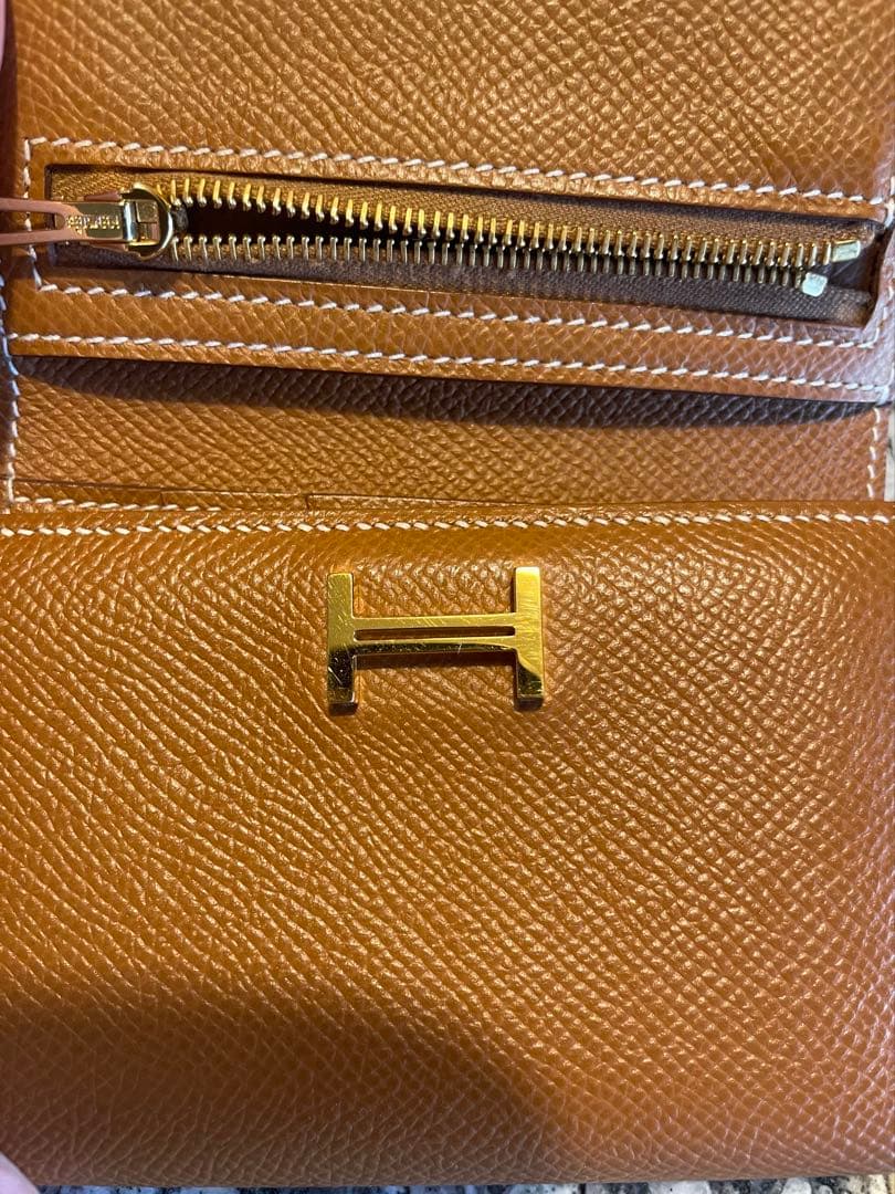 HERMES ベアンコンビネ　ゴールド