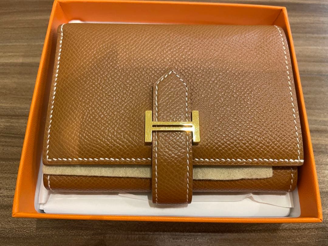HERMES ベアンコンビネ　ゴールド