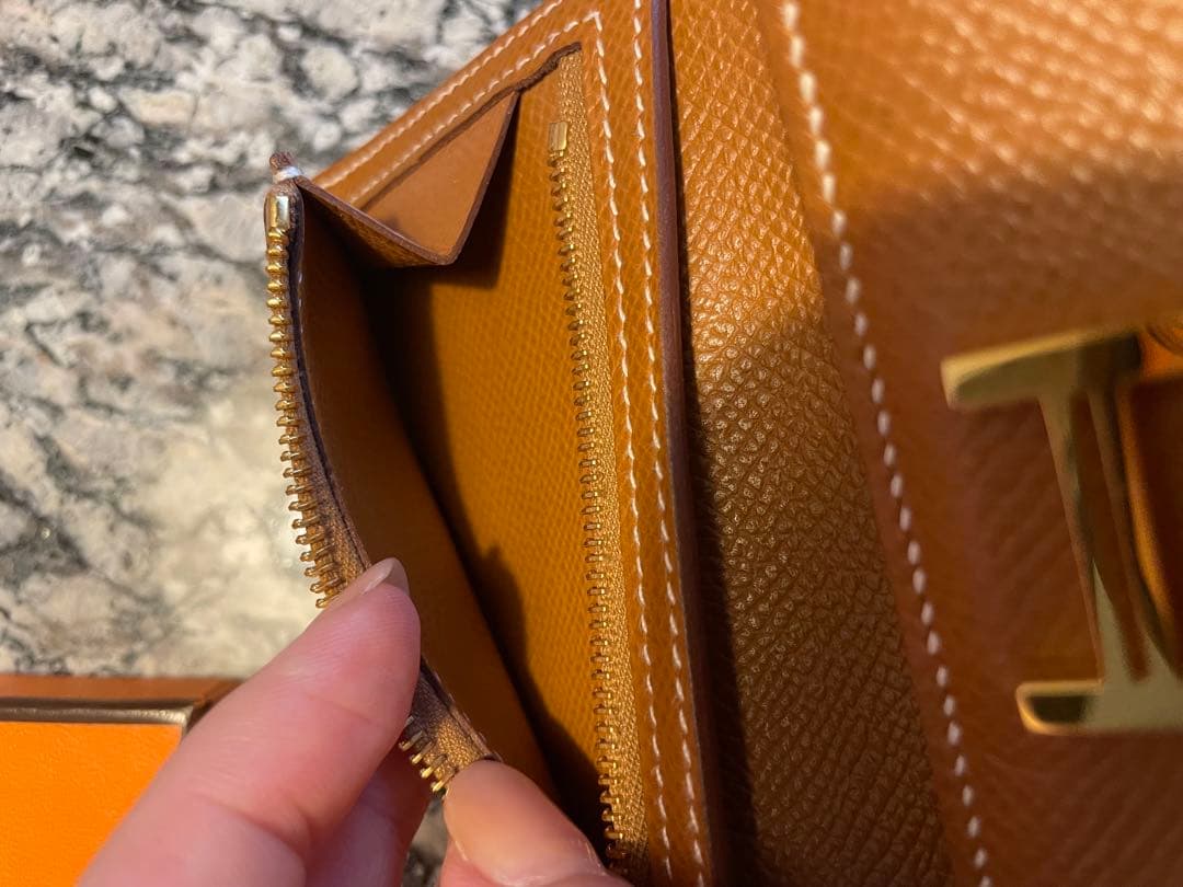 HERMES ベアンコンビネ　ゴールド