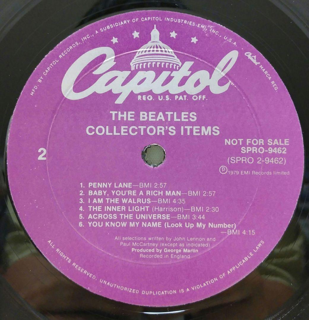 ビートルズ COLLECTOR'S ITEMS♣SPRO9462キャピトル非売盤