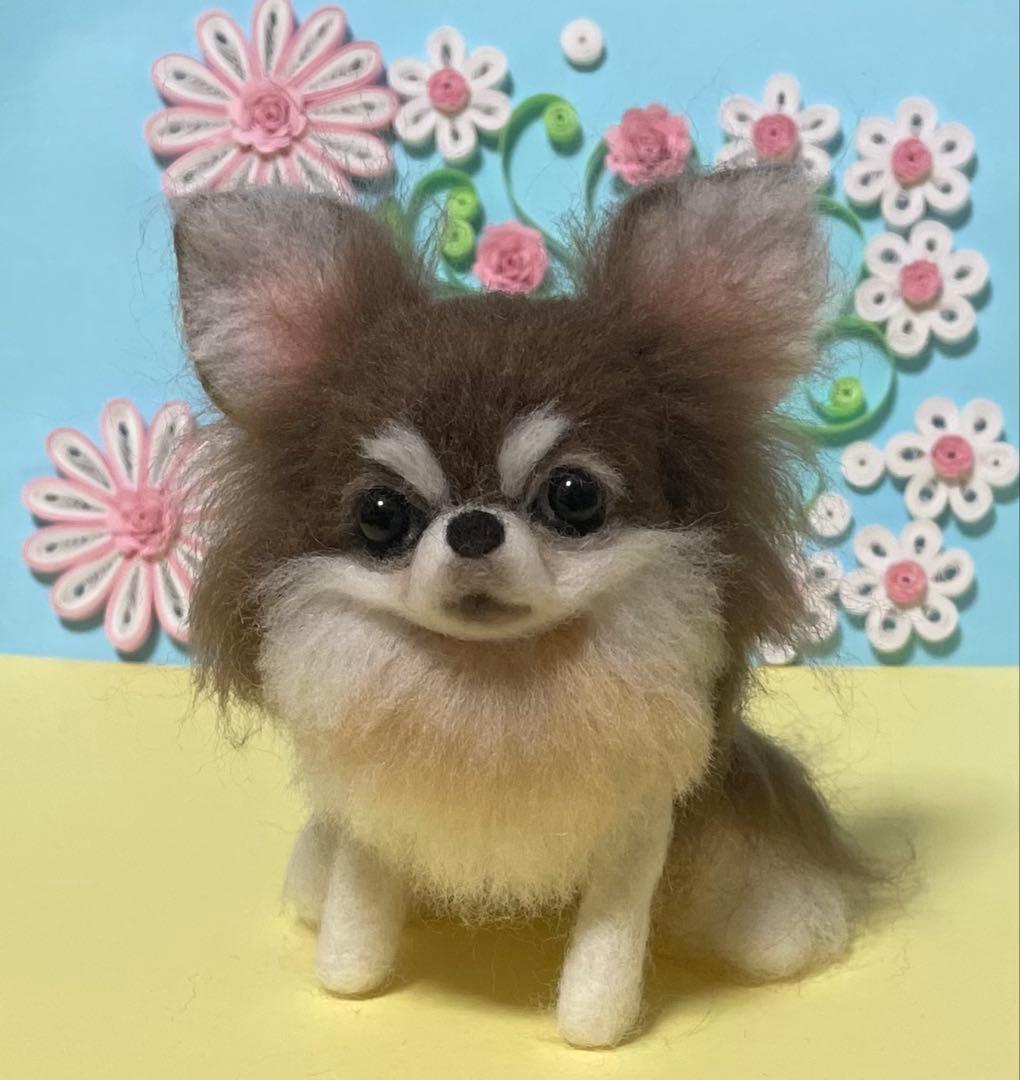 羊毛フェルト　チワワ