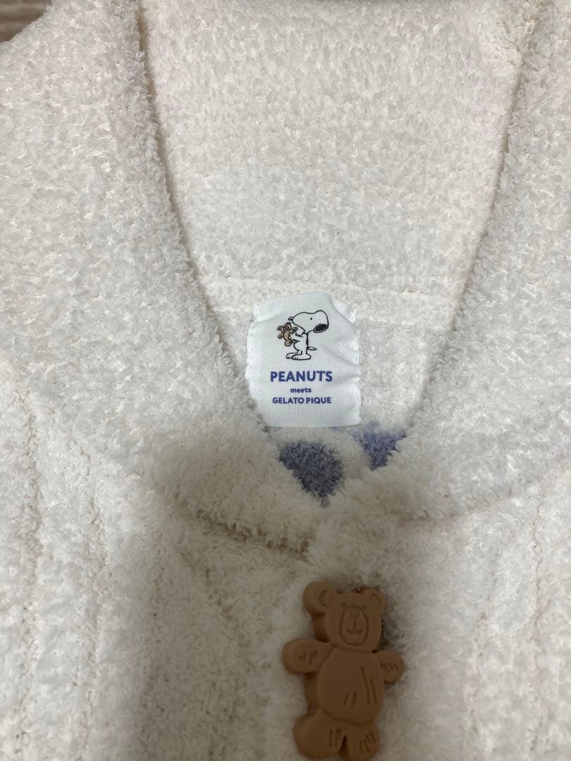 GELATO PIQUE SNOOPY×BEARジャガードショールカーディガン