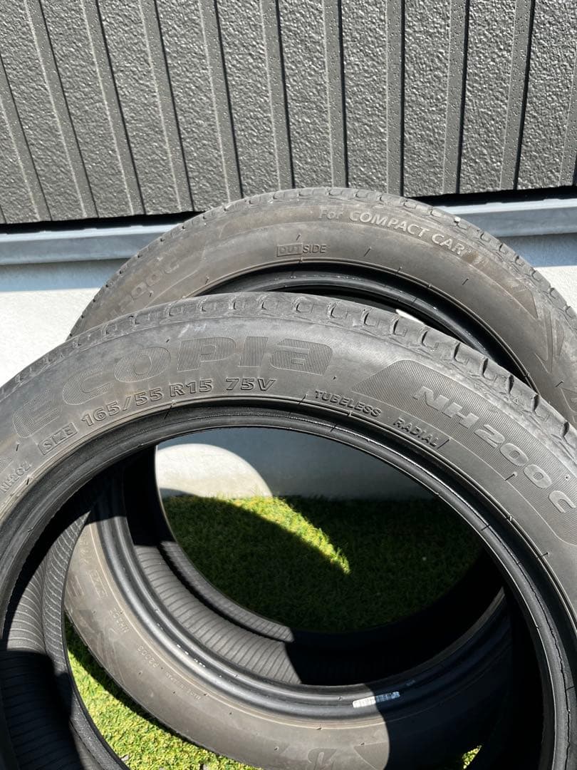 【送料無料、4本】165/55R15 ブリヂストン　NH200C