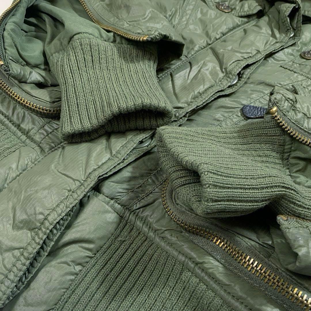 【レア】MOUSSY N-2B フライトジャケット メタルボタン カーキ 短丈