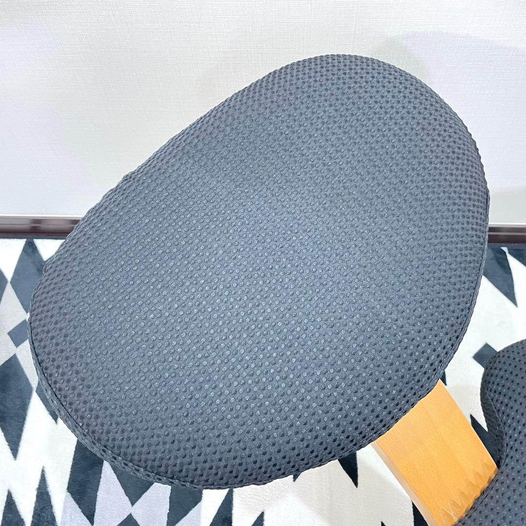バランスラボ バランスチェア バランスイージー ライトグリーン 中古品 黒カバー