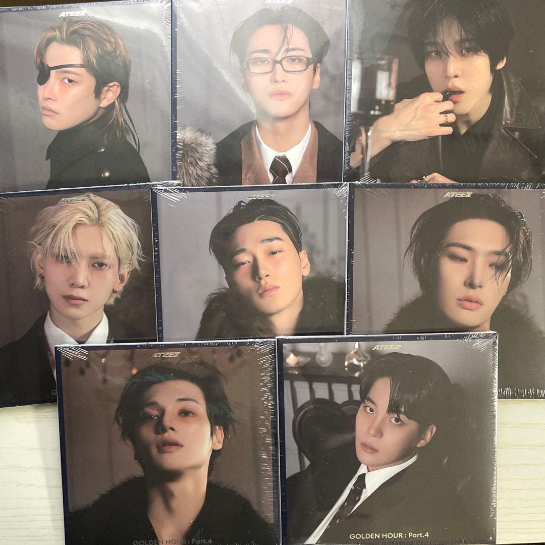 ATEEZ GOLDEN HOUR Part.4 DIGIPACK 8形態セット