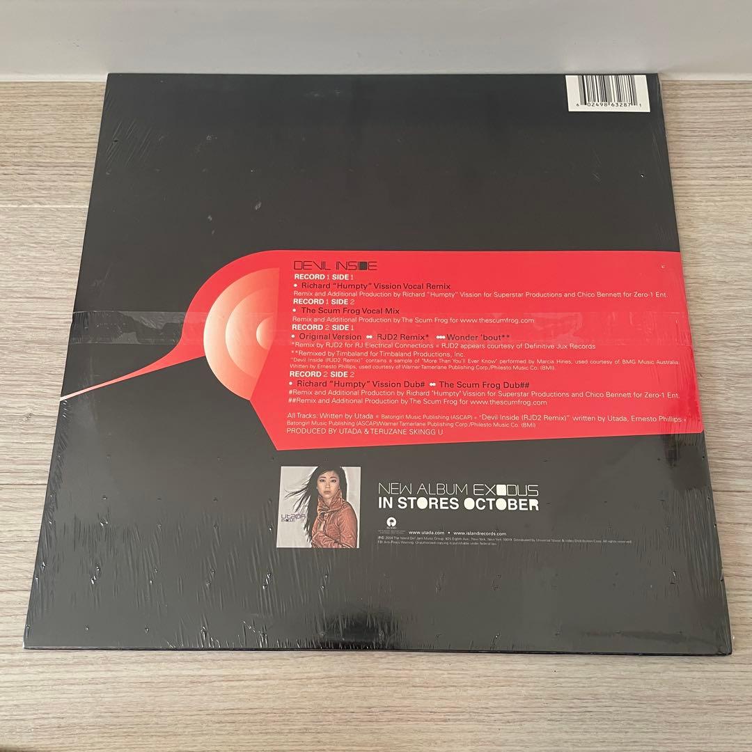 宇多田ヒカル　Devil Inside レコード　新品未開封