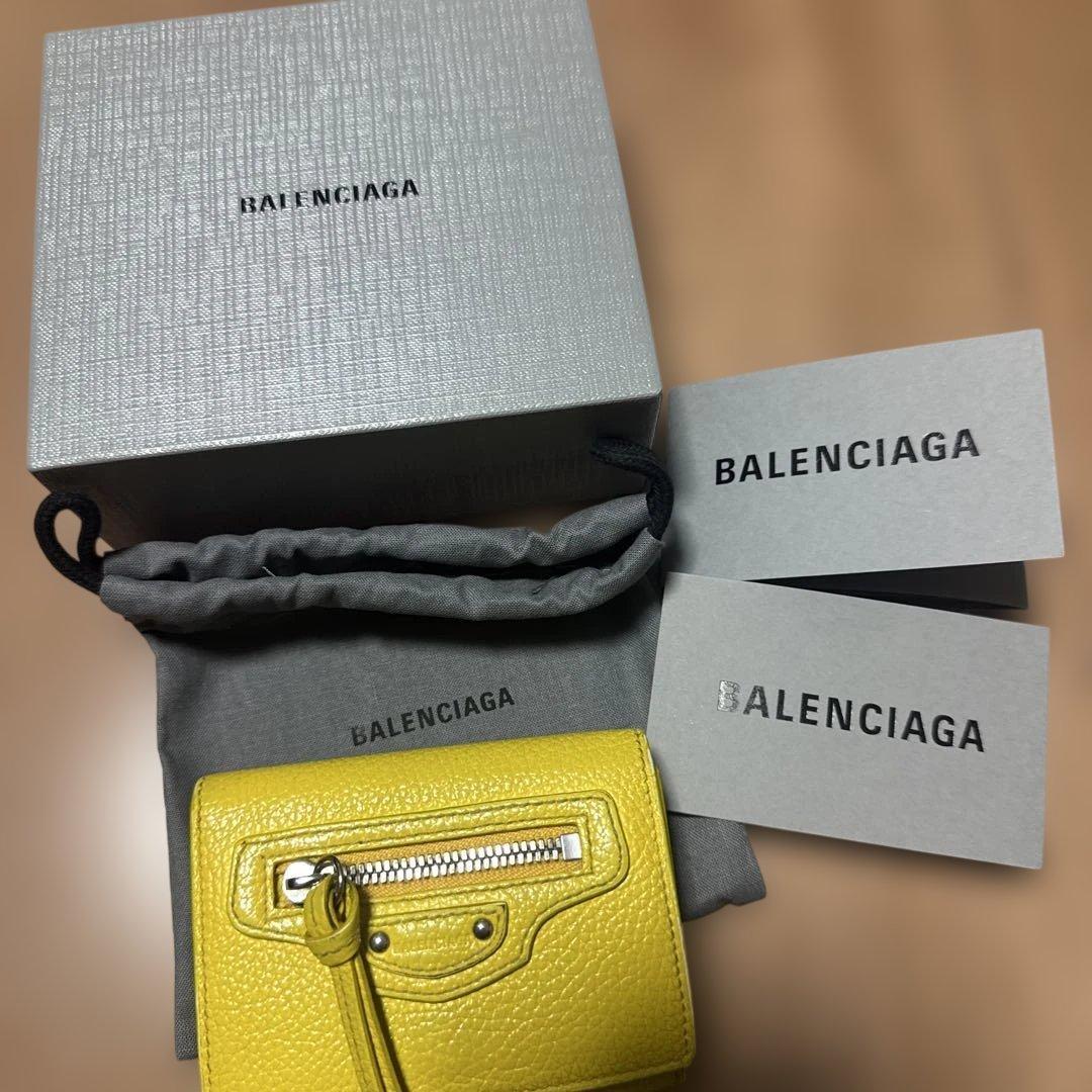 BALENCIAGAネオクラシックコンパクト三つ折りウォレット