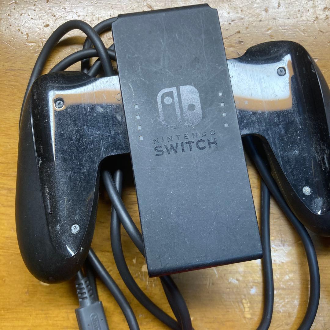 Nintendo Switch 赤・青 本体 画面フィルムひびあり