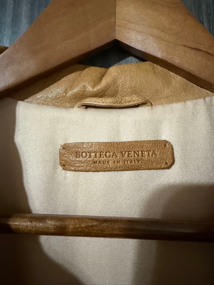 【最終値下】Bottega Veneta キャメルレザーコート 本革　サイズ40