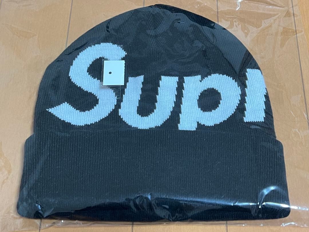 【25FW】Supreme Big Logo Beanie Black