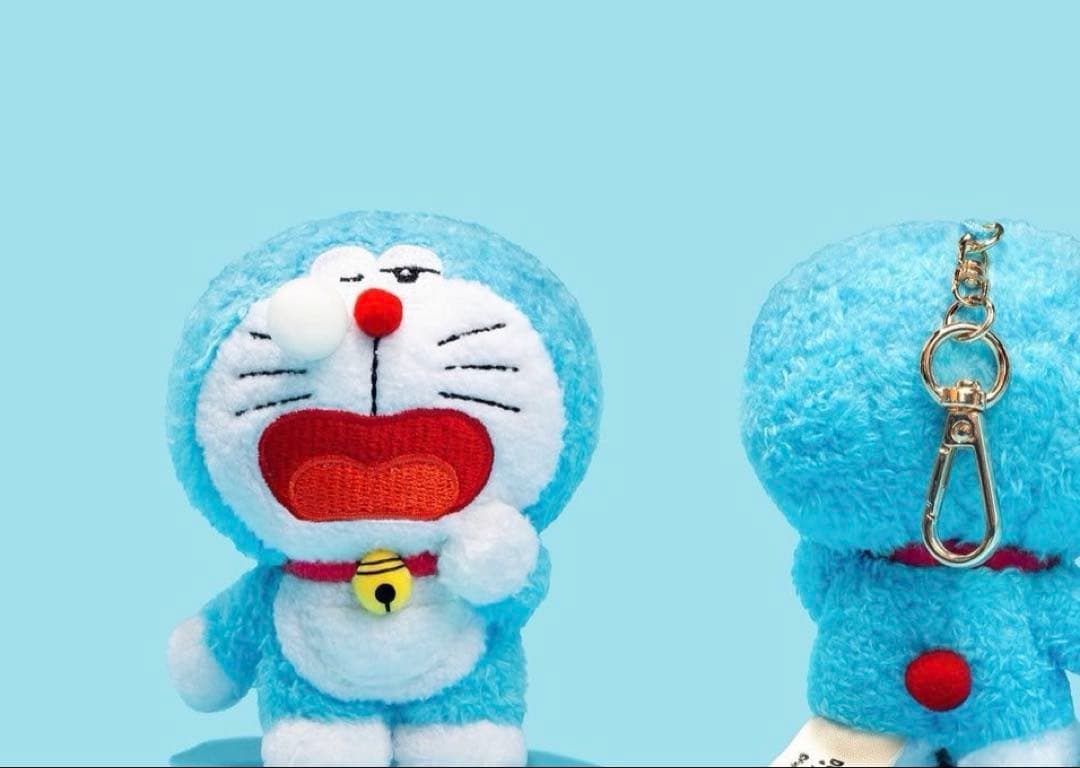 ドラえもん ぬいぐるみ キーチェーン付き