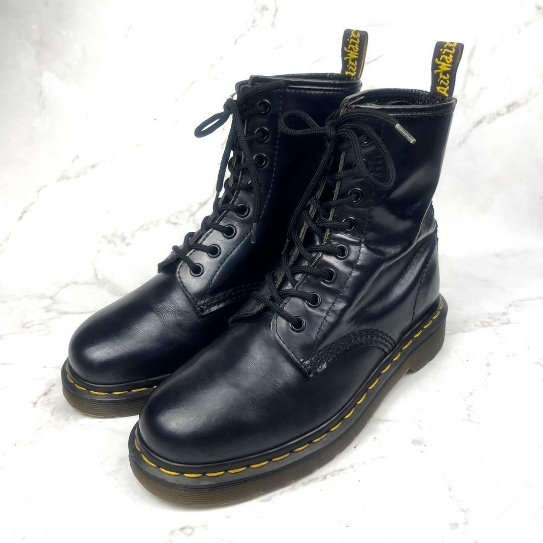 ドクターマーチン 8ホール 1460 黒 UK4 イングランド製 23.0