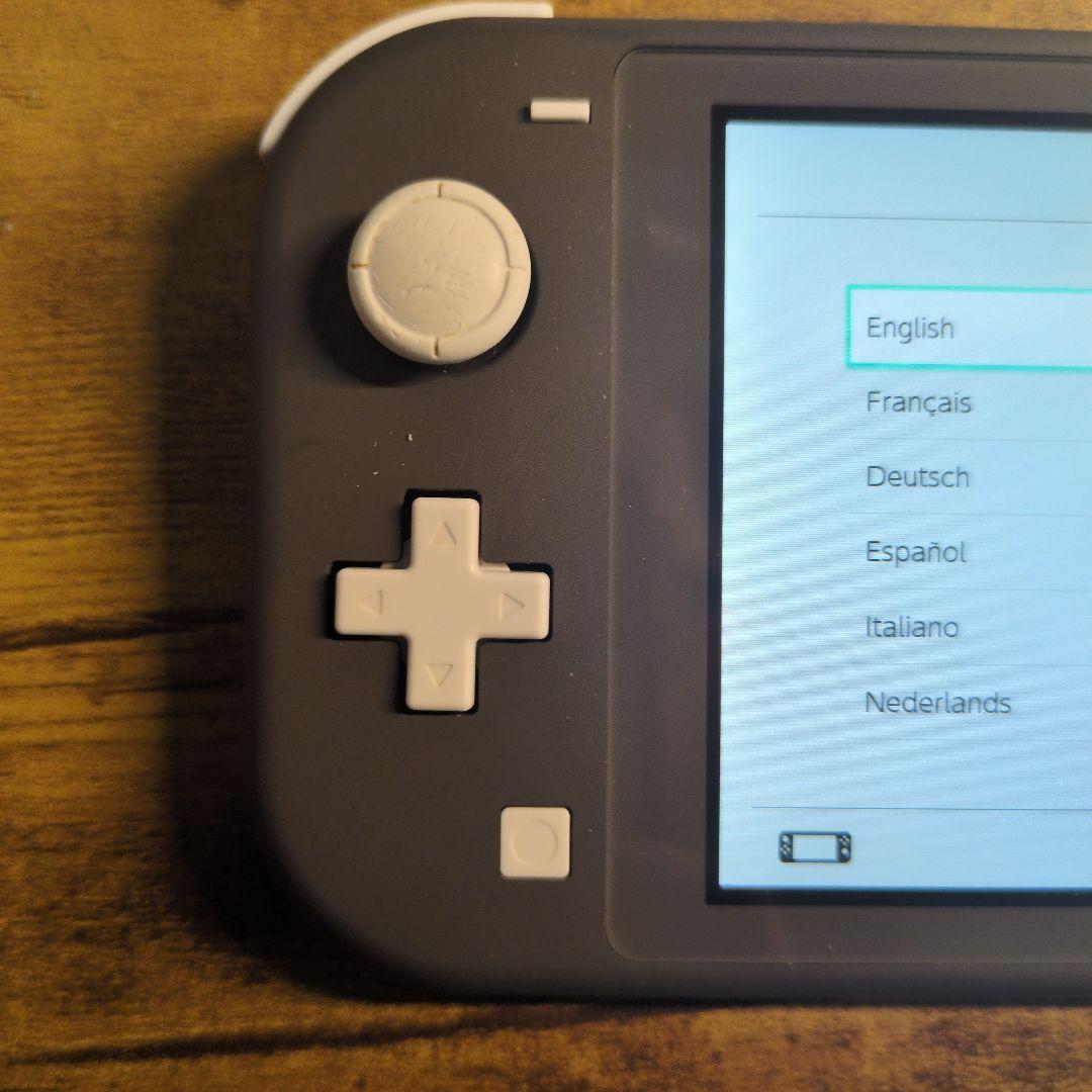 Nintendo Switch Lite グレー (箱　充電器　あり)