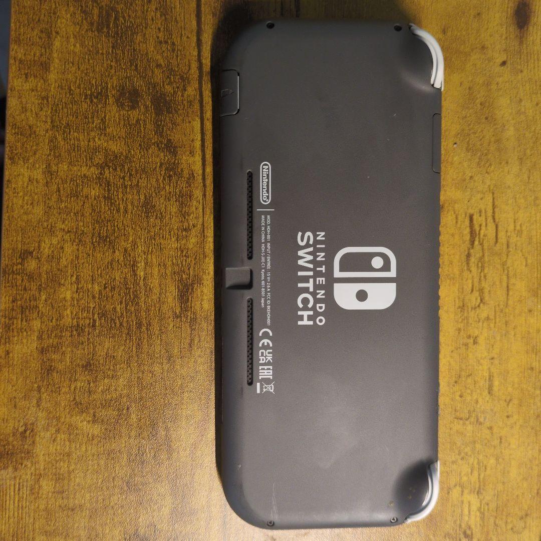 Nintendo Switch Lite グレー (箱　充電器　あり)