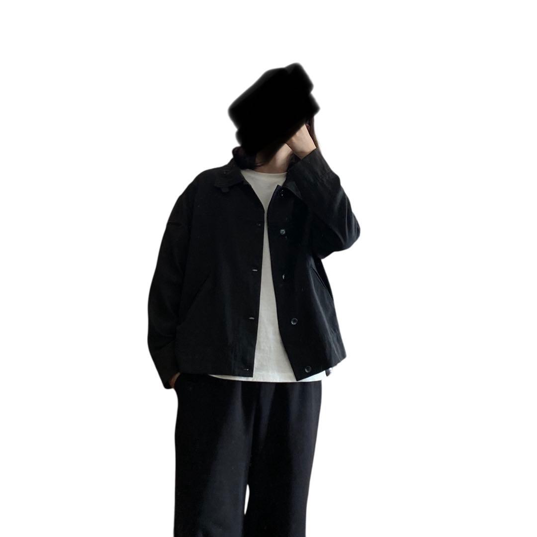 90s Jose Levy a Paris ウールナイロンギャバジン ブルゾン