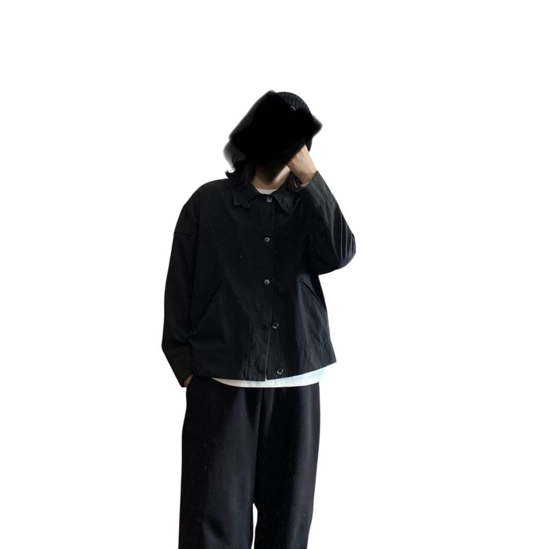 90s Jose Levy a Paris ウールナイロンギャバジン ブルゾン