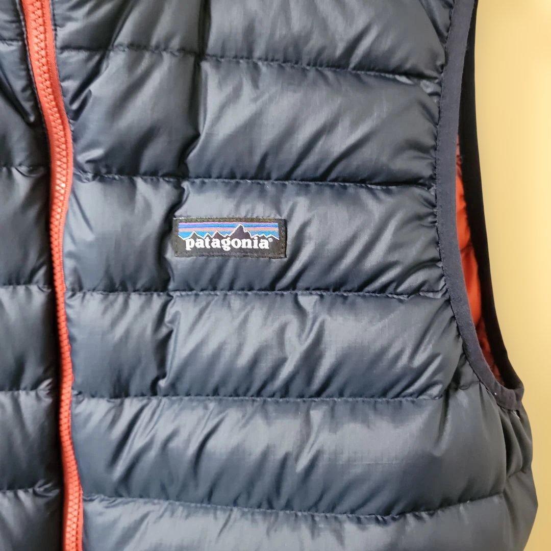 patagonia ダウンベスト ネイビー