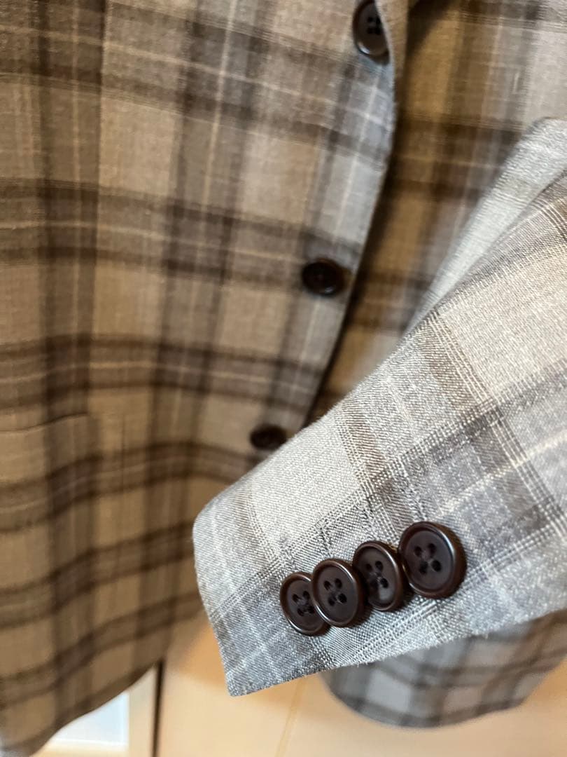 akaLeonさん専用　【鎌倉シャツ】Zegna グレーテーラードジャケット