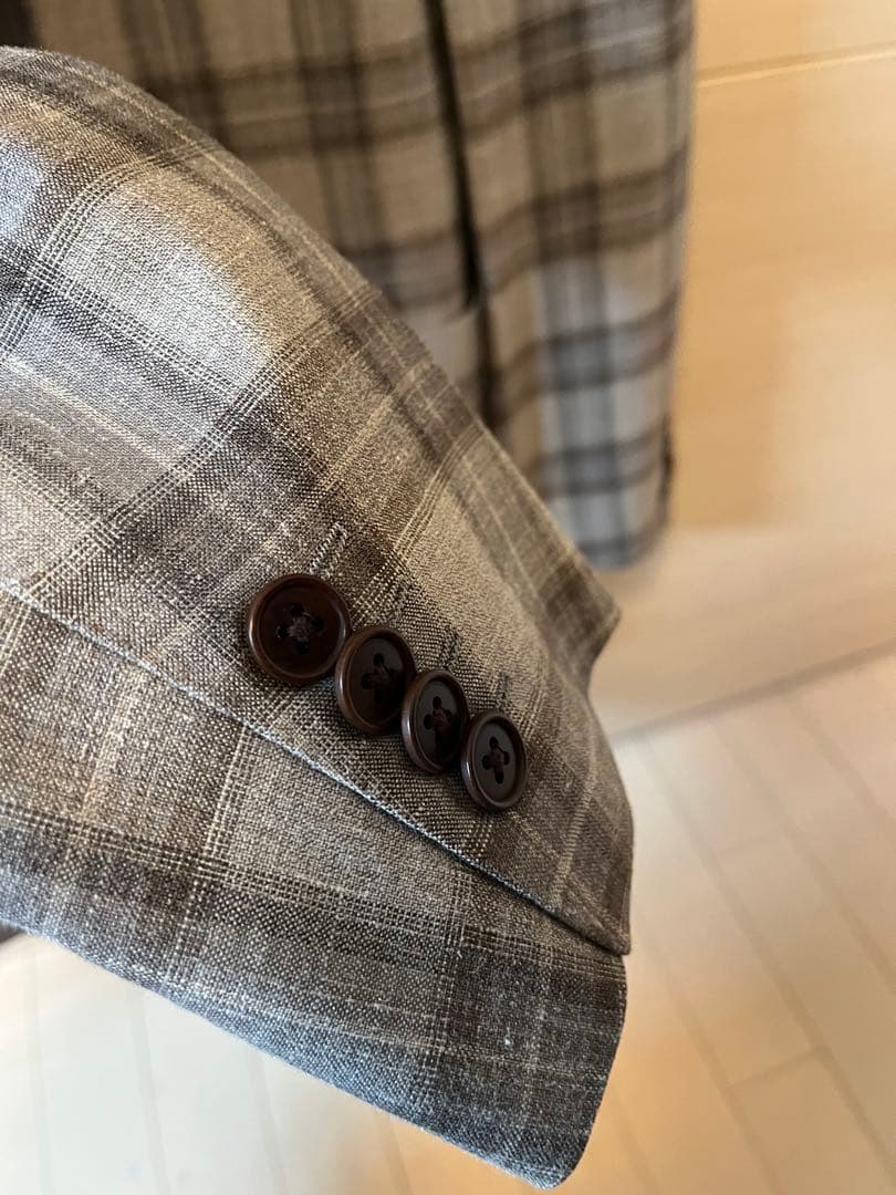 akaLeonさん専用　【鎌倉シャツ】Zegna グレーテーラードジャケット
