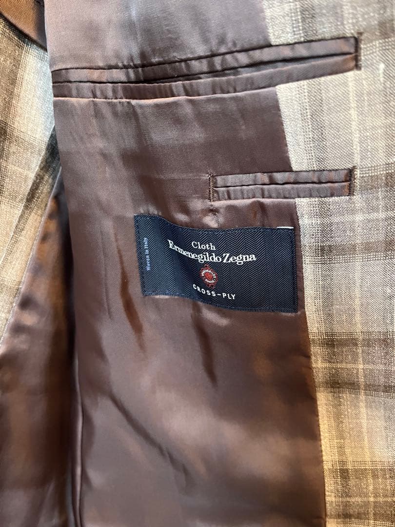 akaLeonさん専用　【鎌倉シャツ】Zegna グレーテーラードジャケット
