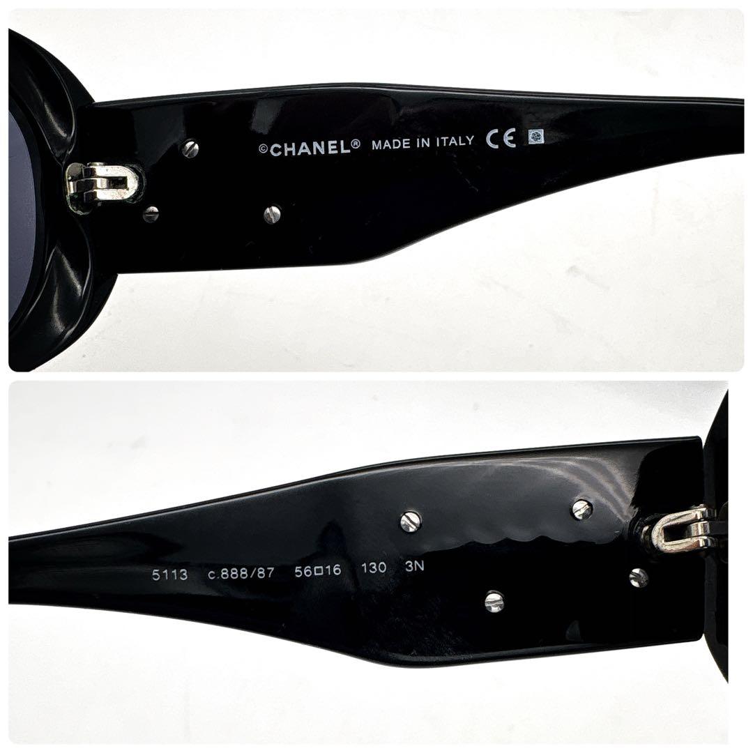 小物 CHANEL sunglasses coco camellia BLK case