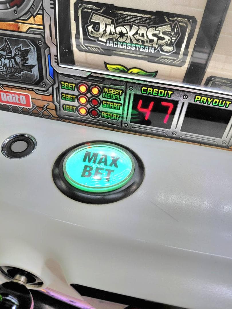 現状品 パチスロ ジャッカスチーム 不要機
