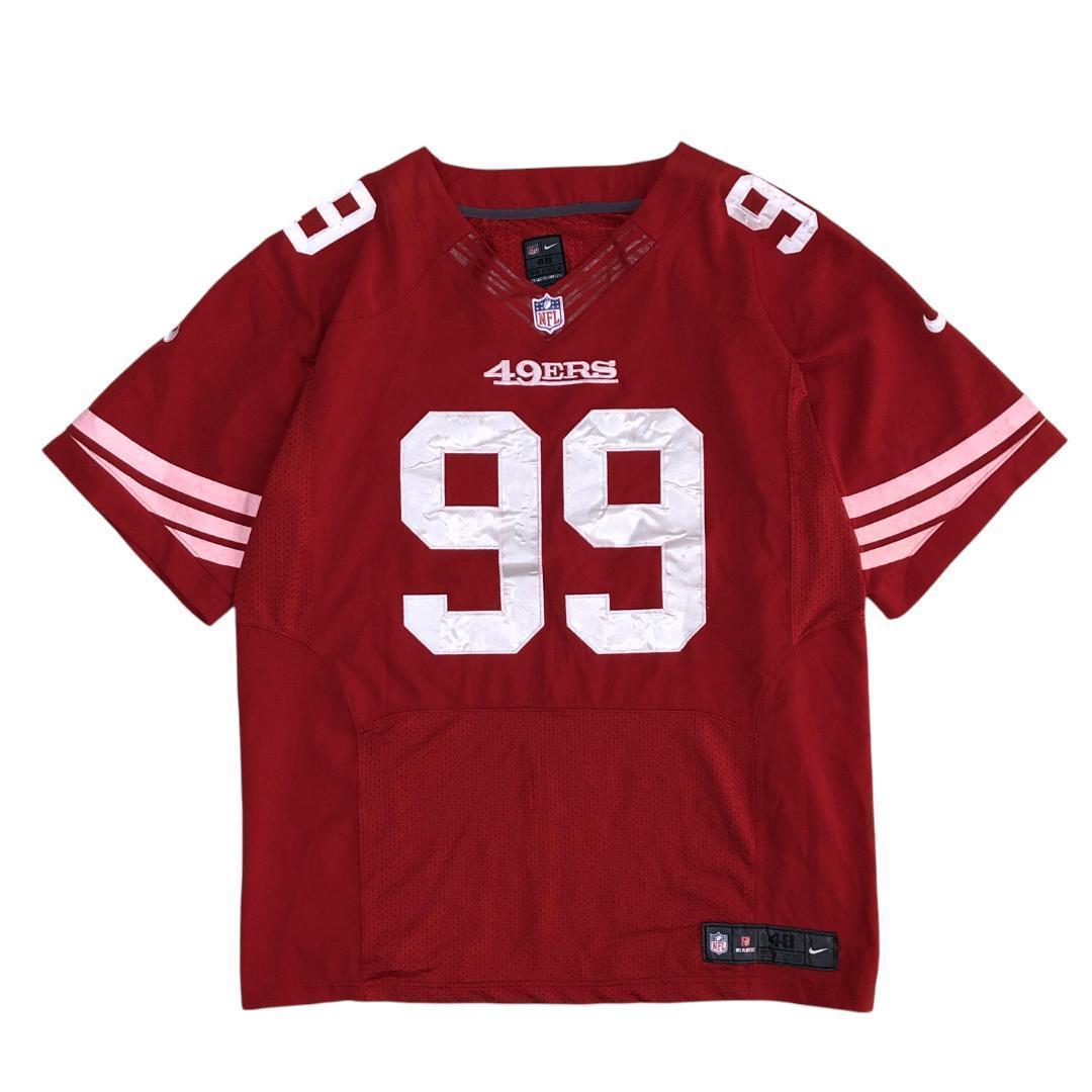 NIKE NFL49ers アメフト ユニフォーム ゲームシャツ 刺繍 90s