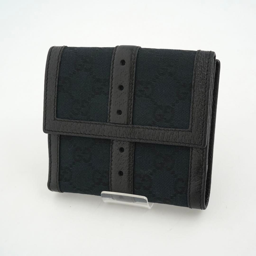 ✨未使用展示品✨　GUCCI ミニ財布　インターロッキング　キャンバス　GGロゴ