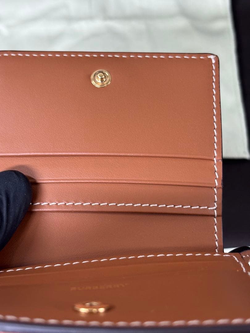 BURBERRY 二つ折り財布 ベージュ チェック柄 未使用品