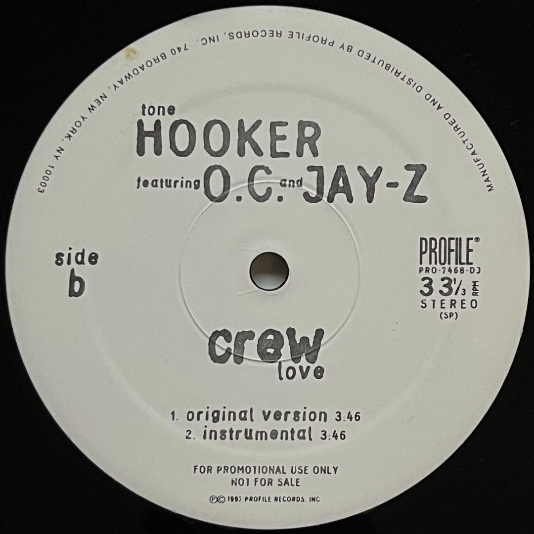 Tone Hooker - Crew Love (プロモオンリー)