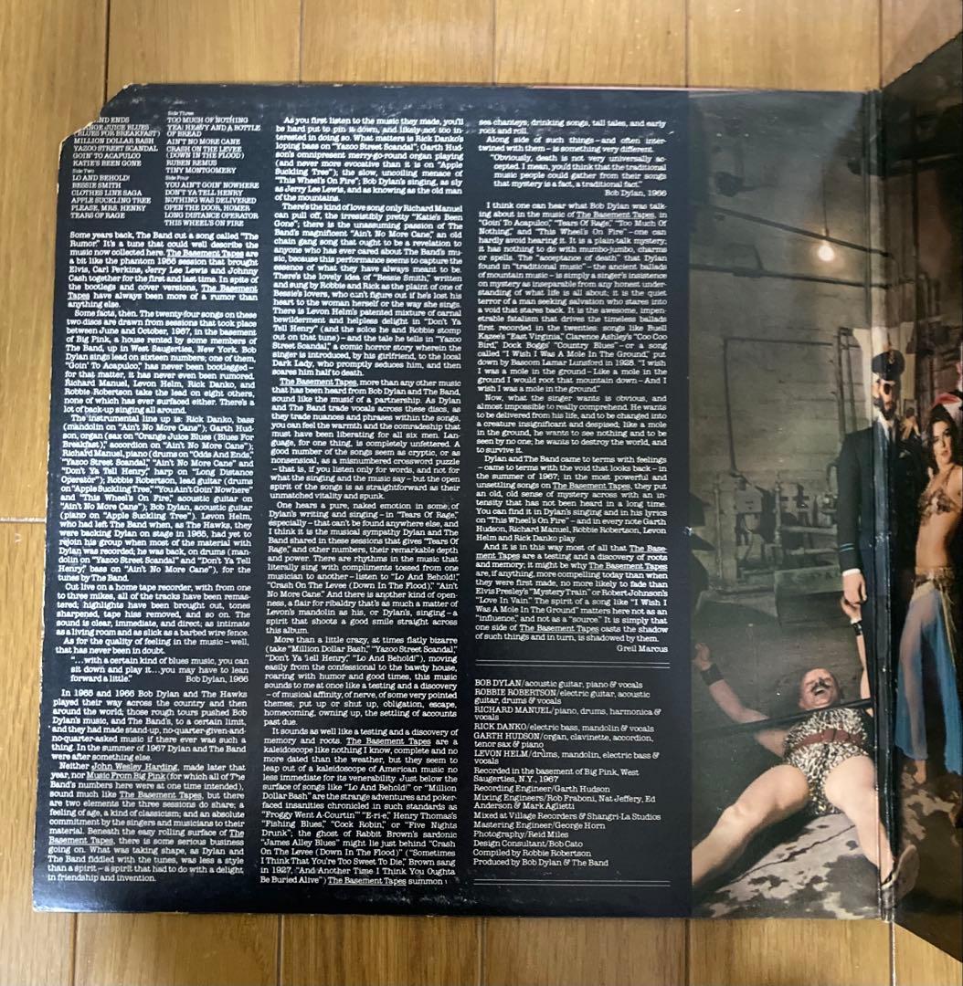 稀少USプロモ1st美盤BasementボブディランBobdylanレコード
