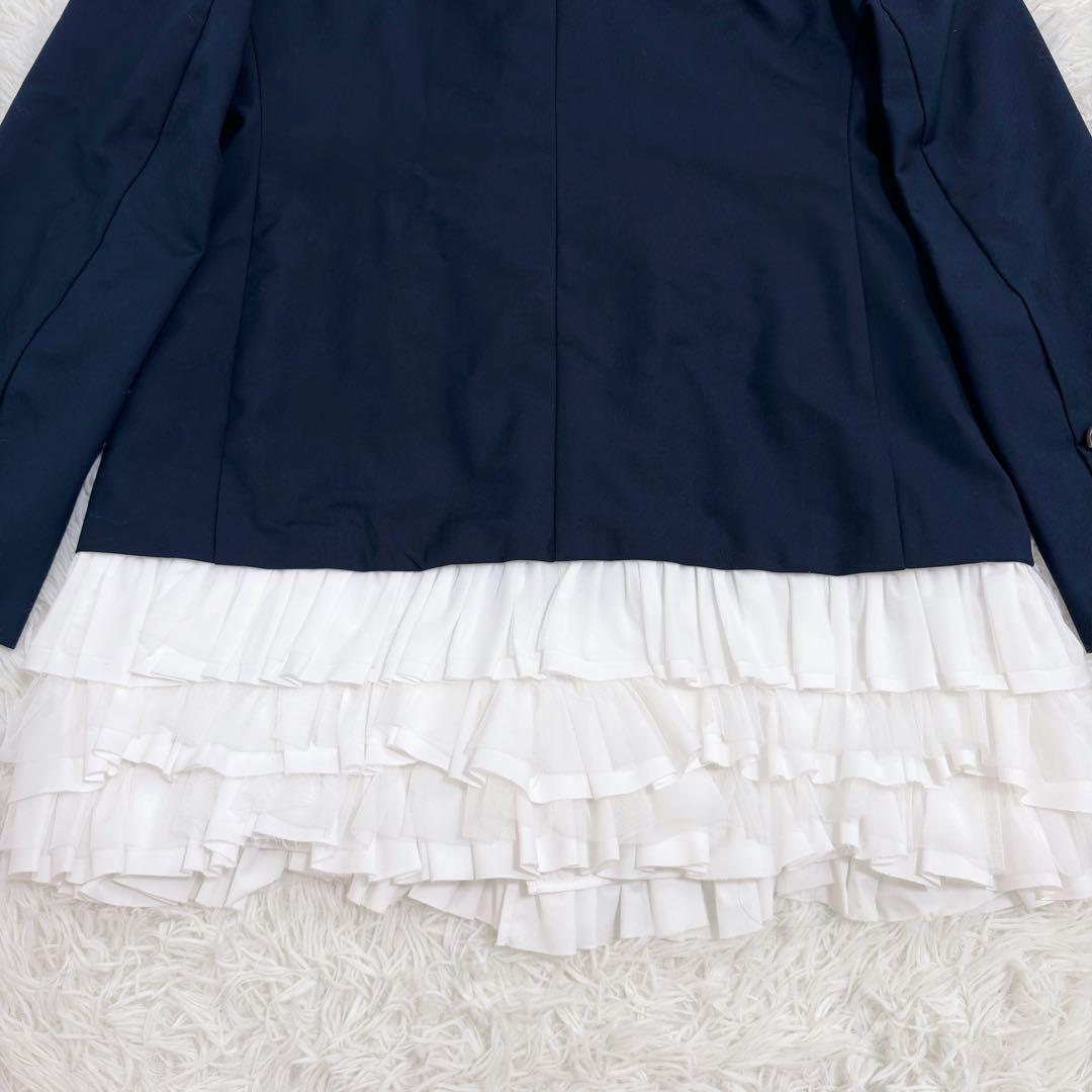 ✨新品未使用✨eimy istoire フリルトリムジャケットワンピース ダブル