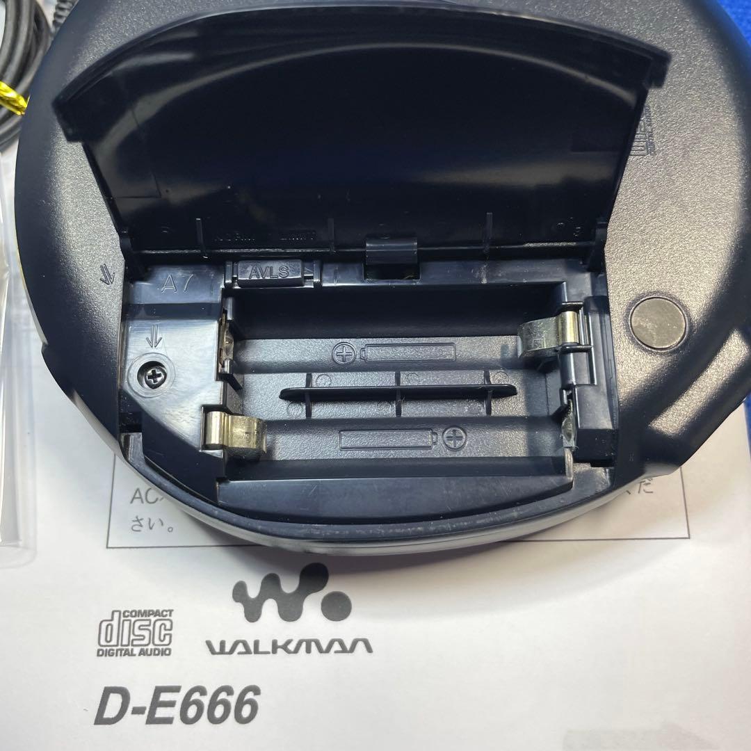 SONY D-E666 CDウォークマン ポータブルCDプレーヤー