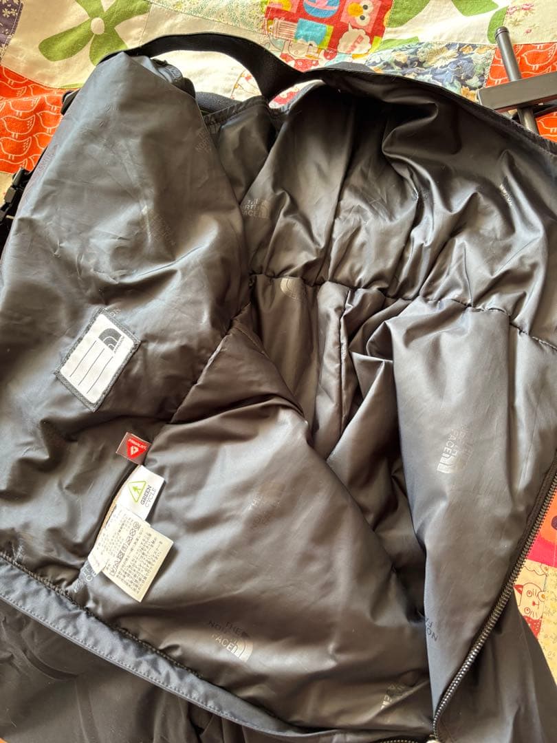THE NORTH FACE ブラックオーバーオール　150サイズ