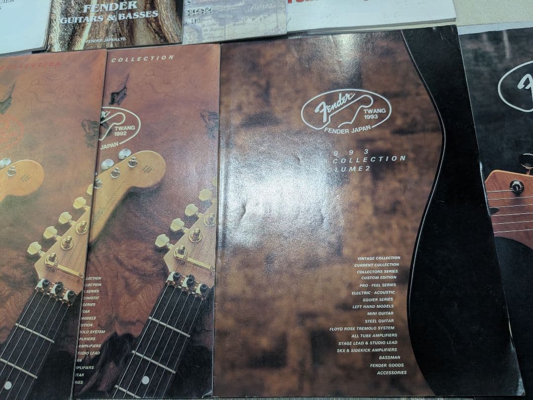 1990〜 Fender Japan Twang カタログ 16冊セット